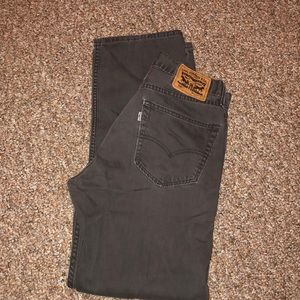 Levi’s 505 grey jeans
